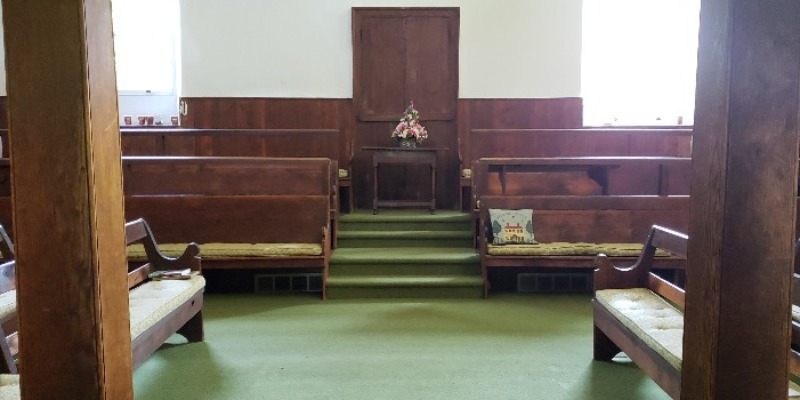 Inside Meetinghouse