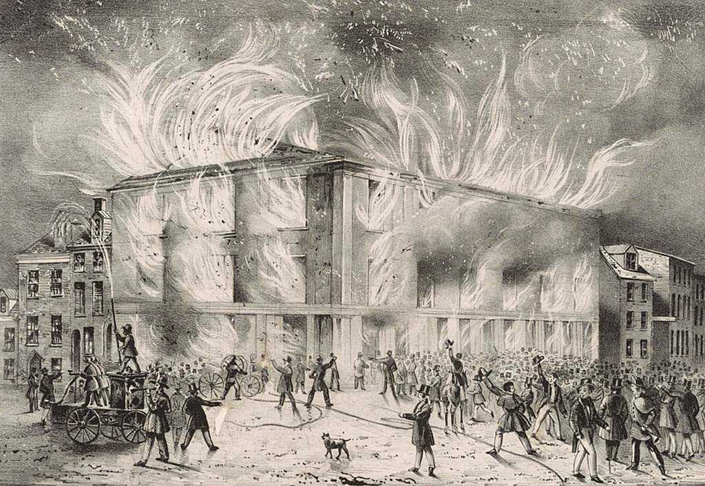 destruction by fire of pennsyl